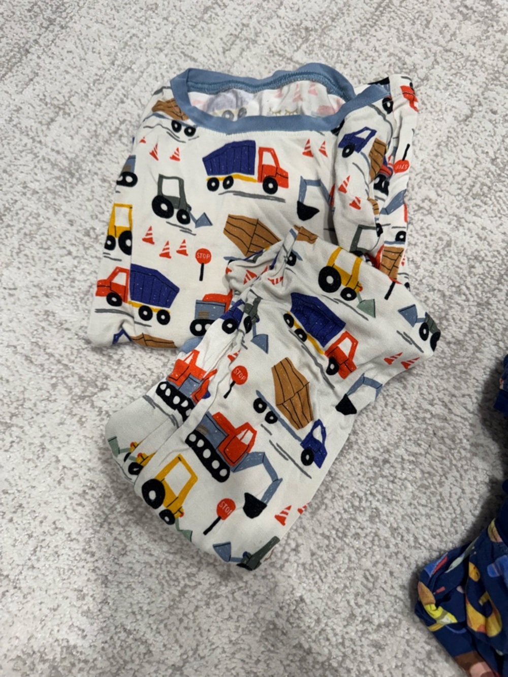 Little Sleepies Construction Trucks Pajamas